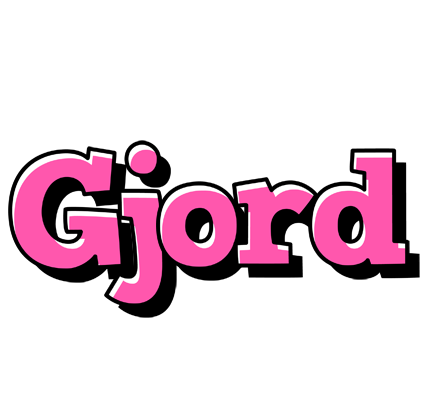 Gjord girlish logo