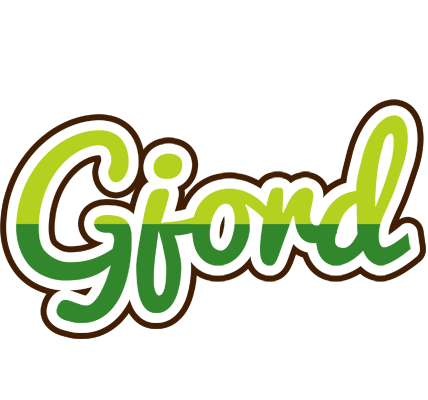 Gjord golfing logo