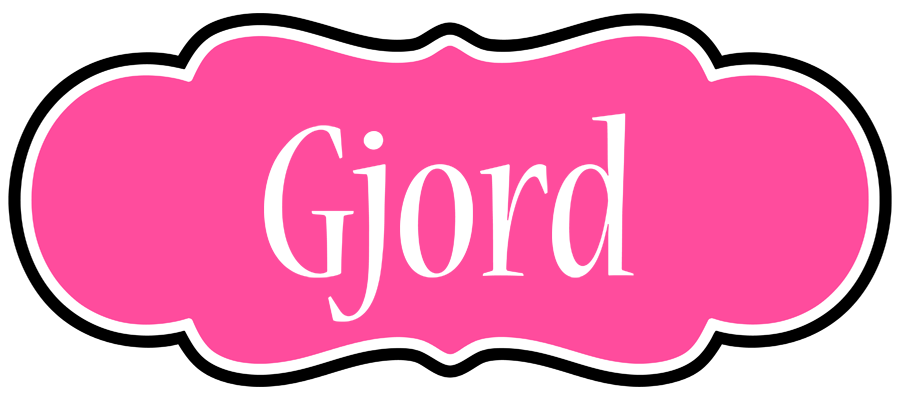 Gjord invitation logo