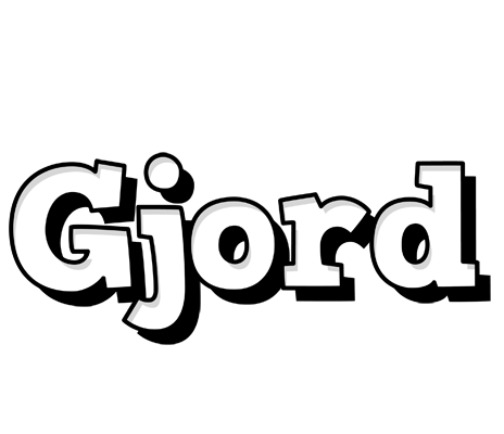 Gjord snowing logo