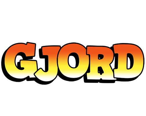Gjord sunset logo