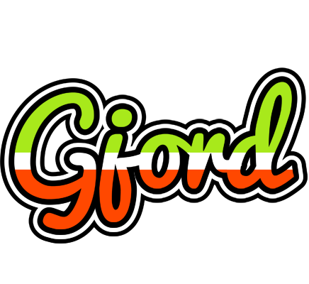 Gjord superfun logo
