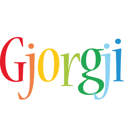 Gjorgji birthday logo