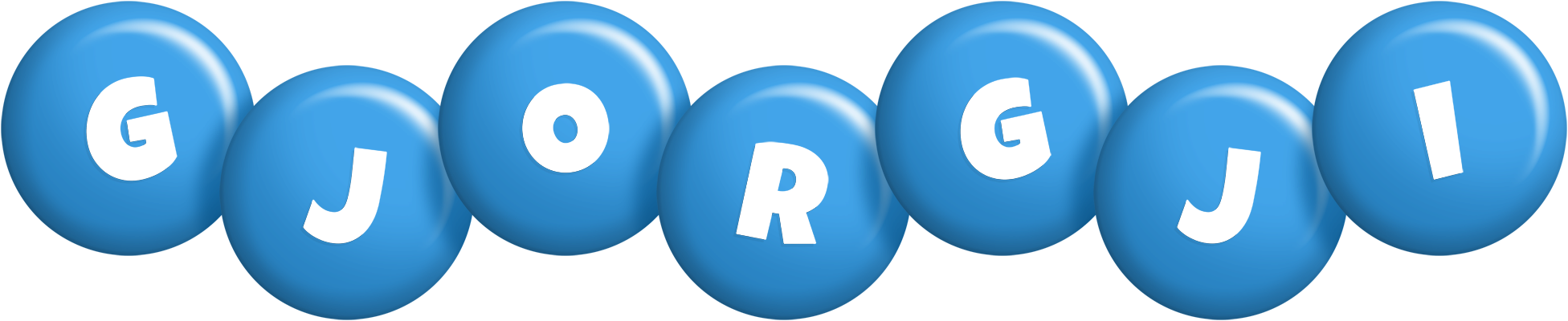 Gjorgji candy-blue logo