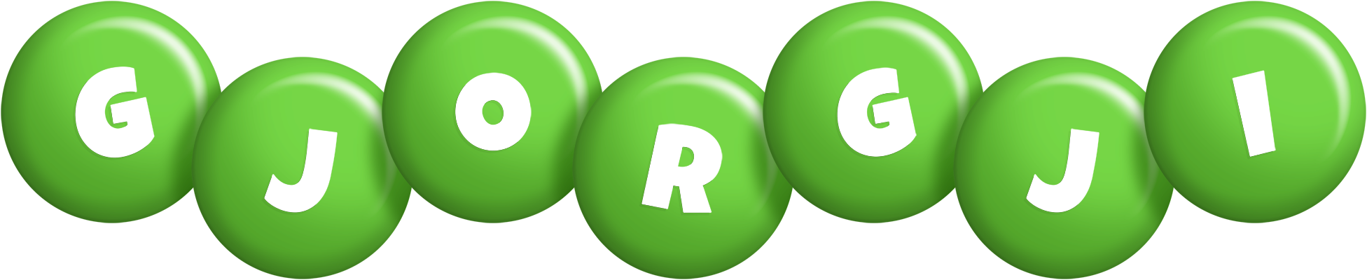 Gjorgji candy-green logo