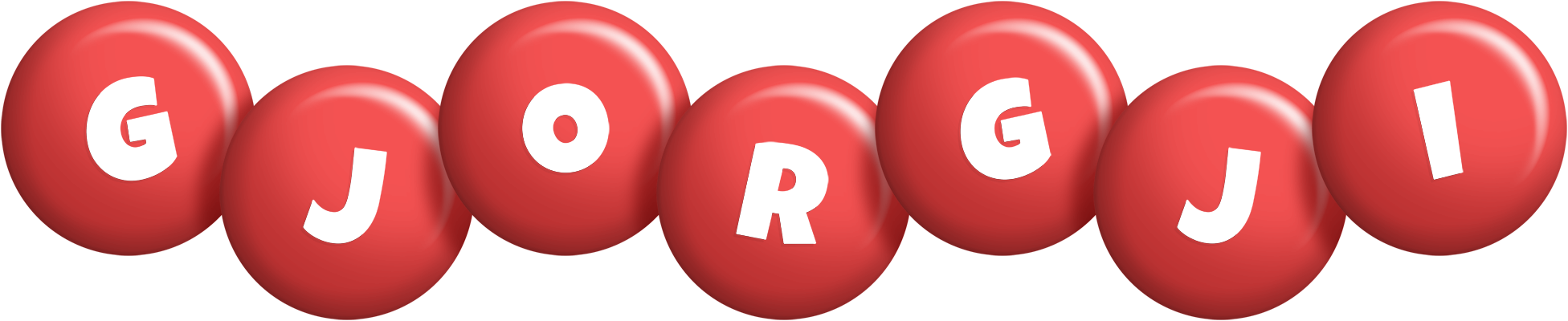 Gjorgji candy-red logo
