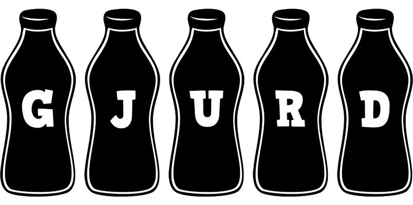 Gjurd bottle logo