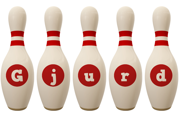 Gjurd bowling-pin logo