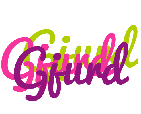 Gjurd flowers logo