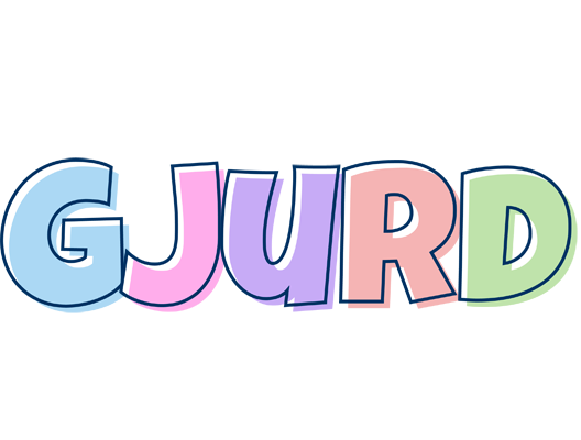 Gjurd pastel logo