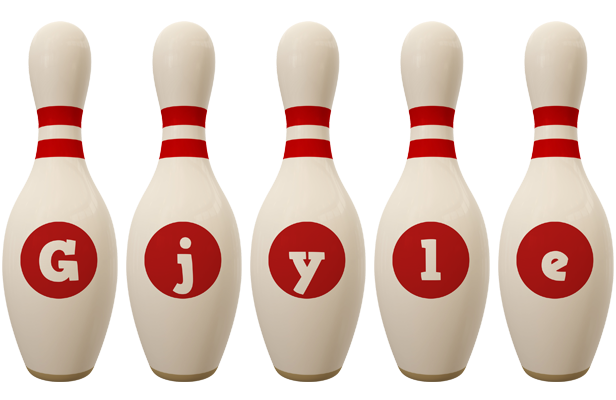 Gjyle bowling-pin logo