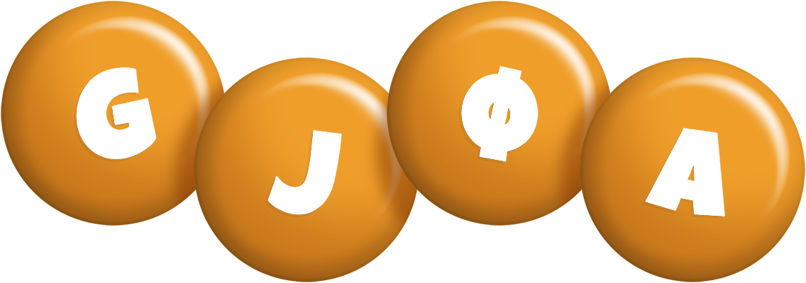 Gjøa candy-orange logo