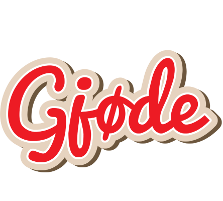 Gjøde chocolate logo