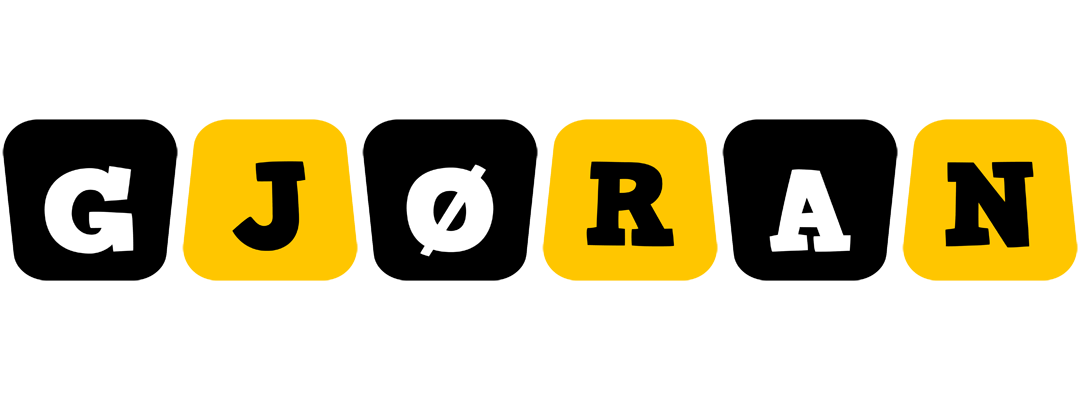 Gjøran boots logo