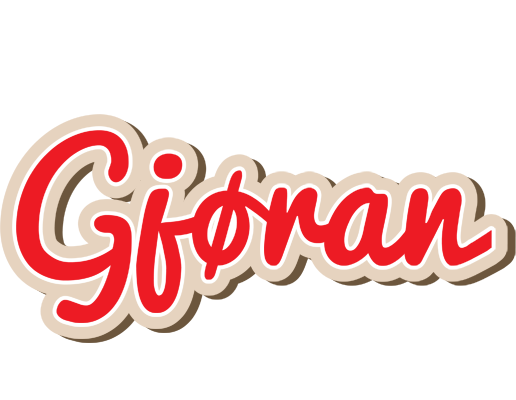 Gjøran chocolate logo