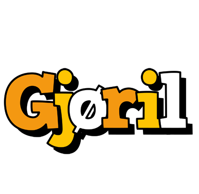Gjøril cartoon logo