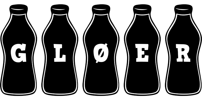 Gløer bottle logo