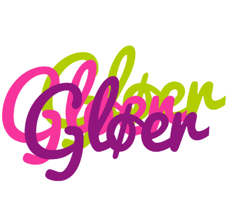 Gløer flowers logo