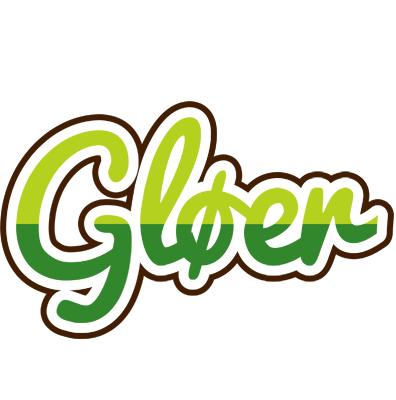 Gløer golfing logo