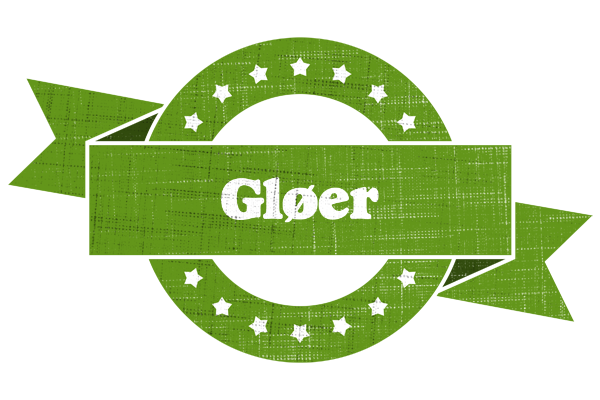 Gløer natural logo
