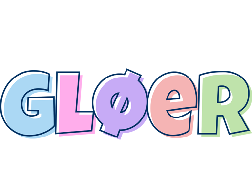 Gløer pastel logo