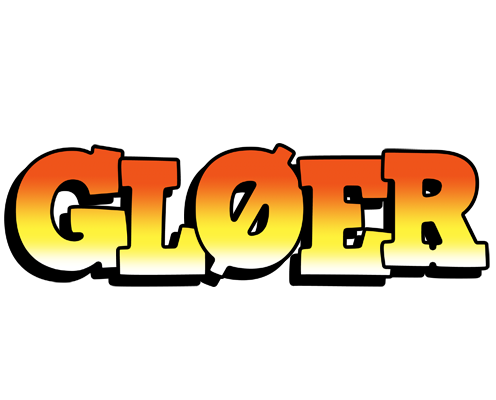 Gløer sunset logo