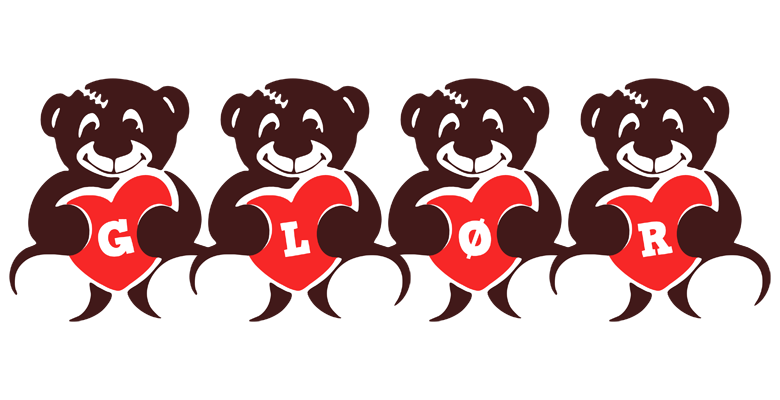 Glør bear logo
