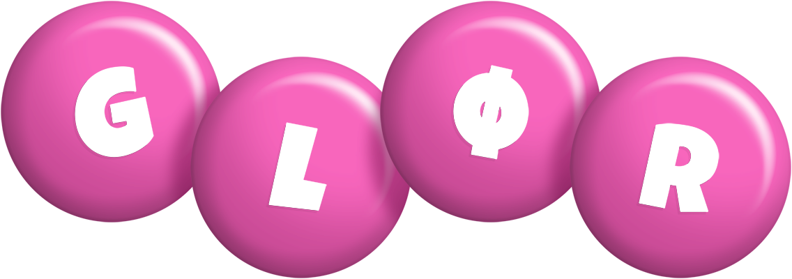 Glør candy-pink logo