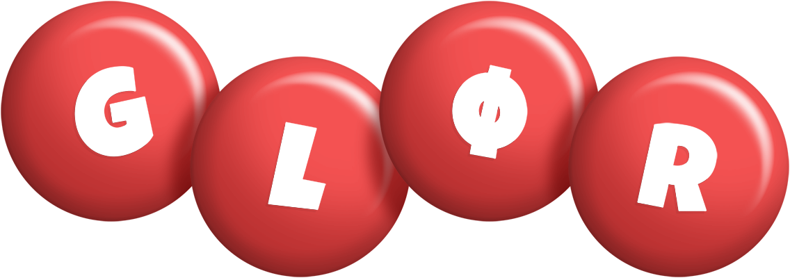 Glør candy-red logo