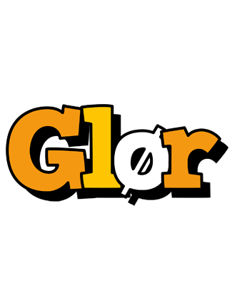 Glør cartoon logo