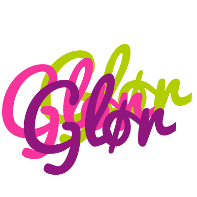 Glør flowers logo