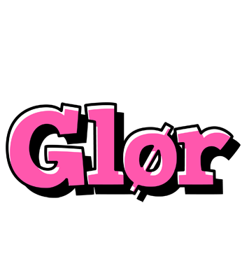 Glør girlish logo