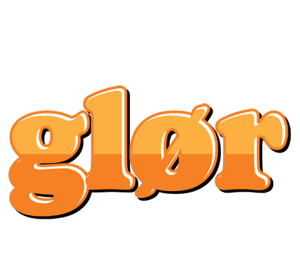 Glør orange logo