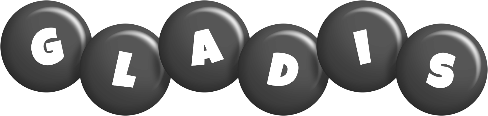 Gladis candy-black logo