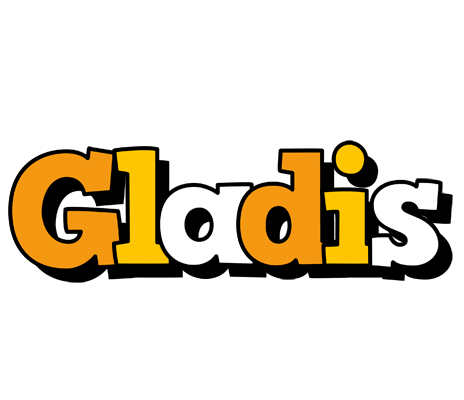 Gladis cartoon logo