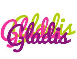 Gladis flowers logo