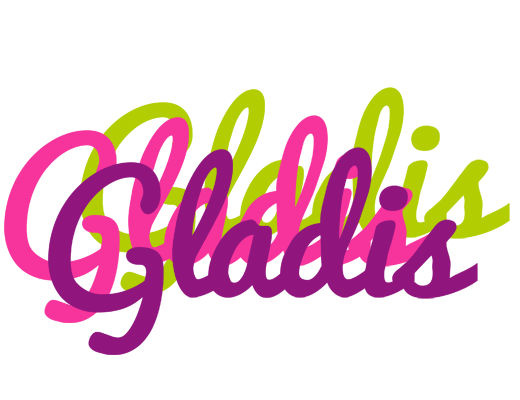 Gladis flowers logo