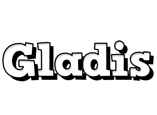 Gladis snowing logo