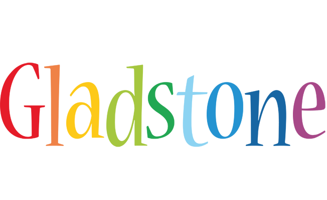 Gladstone birthday logo