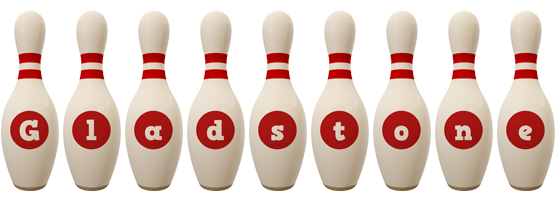 Gladstone bowling-pin logo