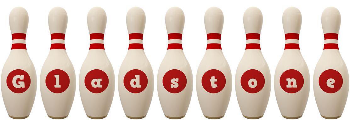 Gladstone bowling-pin logo