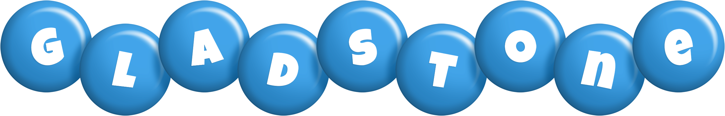 Gladstone candy-blue logo