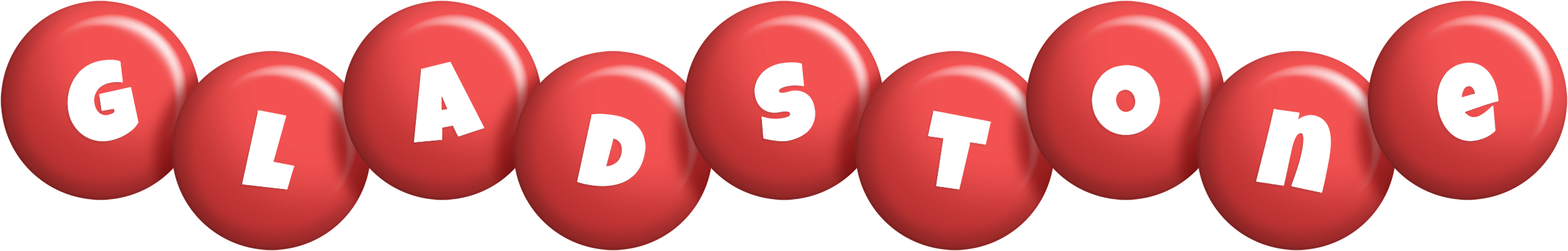 Gladstone candy-red logo