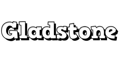 Gladstone snowing logo