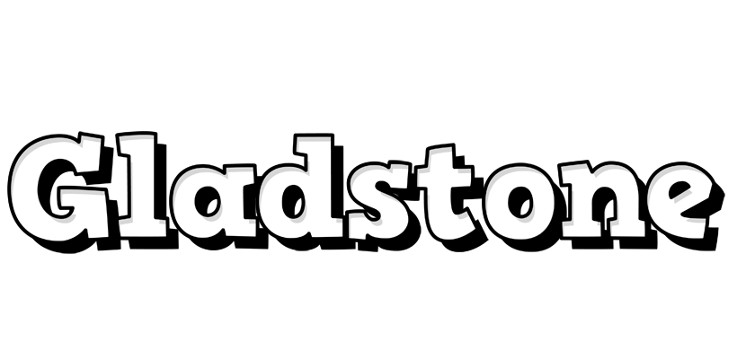 Gladstone snowing logo