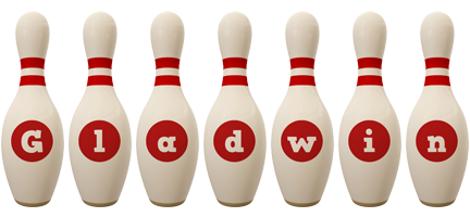 Gladwin bowling-pin logo