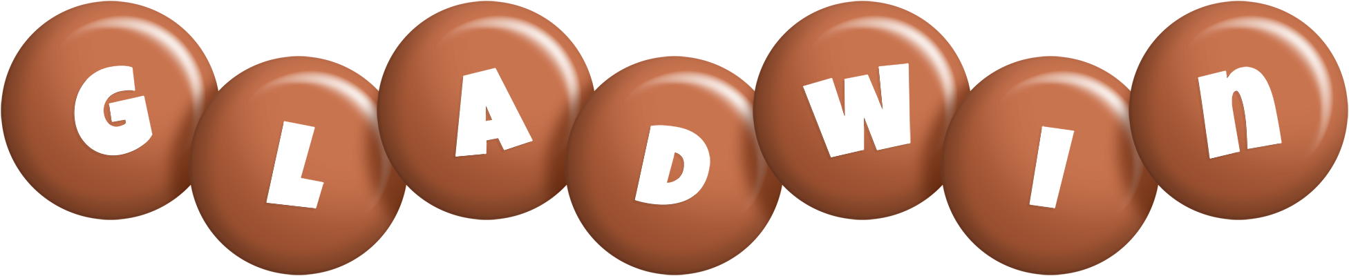 Gladwin candy-brown logo