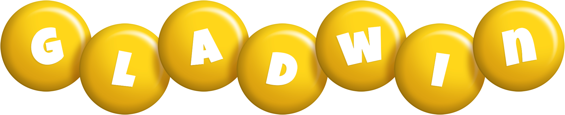 Gladwin candy-yellow logo