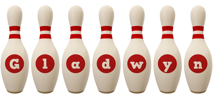 Gladwyn bowling-pin logo