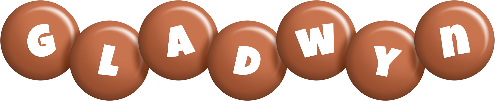 Gladwyn candy-brown logo